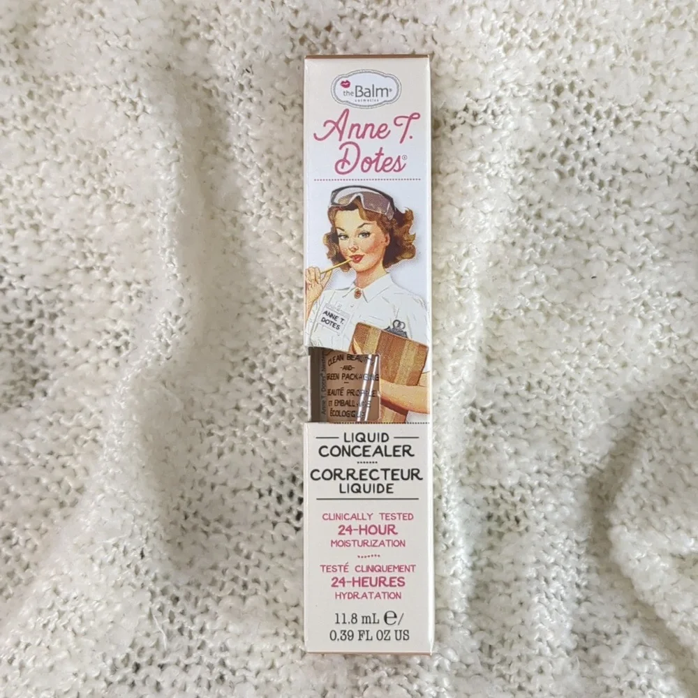 theBalm Cosmetics Anne T. Dotes Liquid Concealer in #22 Light to Medium, 9g/0.32